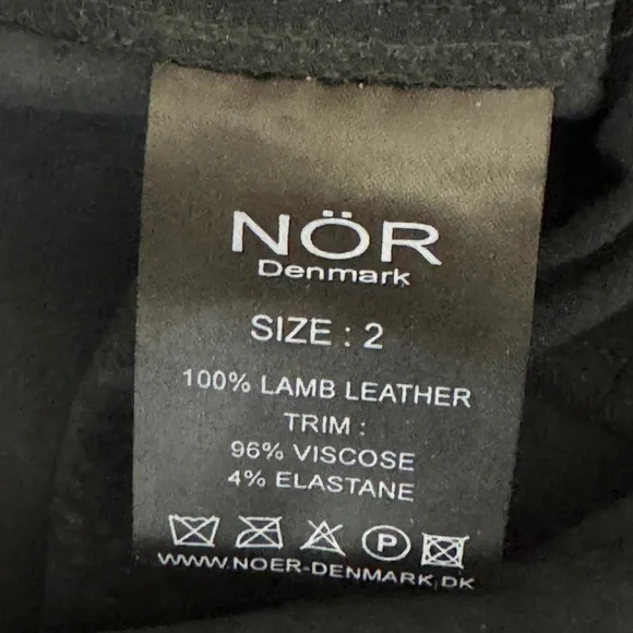Nor Denmark lamb leather dress - Picture 4 of 4